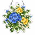 Daisy Geranium Acrylic Suncatcher Ornament for Home Decor, Fresh Spring ...