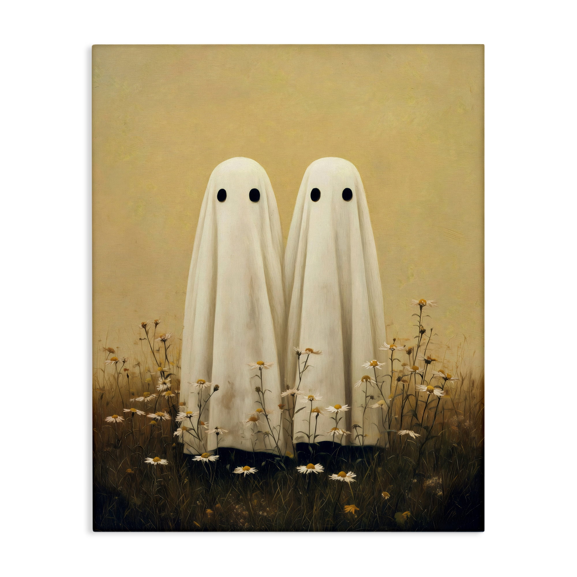 Daisy Ghost Couple Canvas Wall Art, design by Arlington Prints