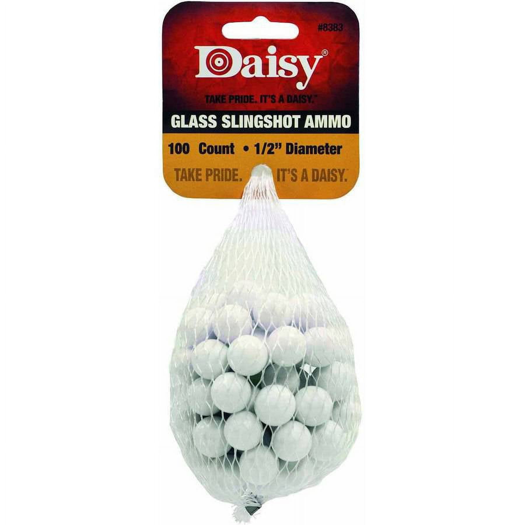 Daisy Glass Slingshot Marble, 0.5in. Diam., 100ct. Sling Shot