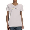 thumbnail image 1 of Daisy Hand Drawn Blessed Text    T-Shirt Women -Image by Shutterstock, Female XX-Large, 1 of 4