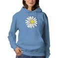 thumbnail image 1 of Daisy Hand Drawn Doodle Hoodie Women -Image by Shutterstock, Female XX-Large, 1 of 4