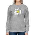 thumbnail image 1 of Daisy Hand Drawn Doodle Sweatshirt Women -Image by Shutterstock, Female x-Large, 1 of 4