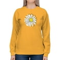 thumbnail image 1 of Daisy Hand Drawn Doodle Sweatshirt Women -Image by Shutterstock, Female x-Large, 1 of 4