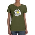 thumbnail image 1 of Daisy Hand Drawn Doodle T-Shirt Women -Image by Shutterstock, Female 5X-Large, 1 of 4