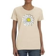 thumbnail image 1 of Daisy Hand Drawn Doodle T-Shirt Women -Image by Shutterstock, Female Large, 1 of 4