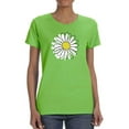 thumbnail image 1 of Daisy Hand Drawn Doodle T-Shirt Women -Image by Shutterstock, Female Large, 1 of 4