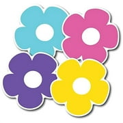 Daisy Hippie Flower Magnet Decal, Pink, Yellow, Teal, Purple, Automotive Magnet
