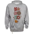 thumbnail image 1 of Daisy Ho Ho Ho Beer Holder Tailgate Hoodie Sweatshirt Unisex Large Oxford, 1 of 4