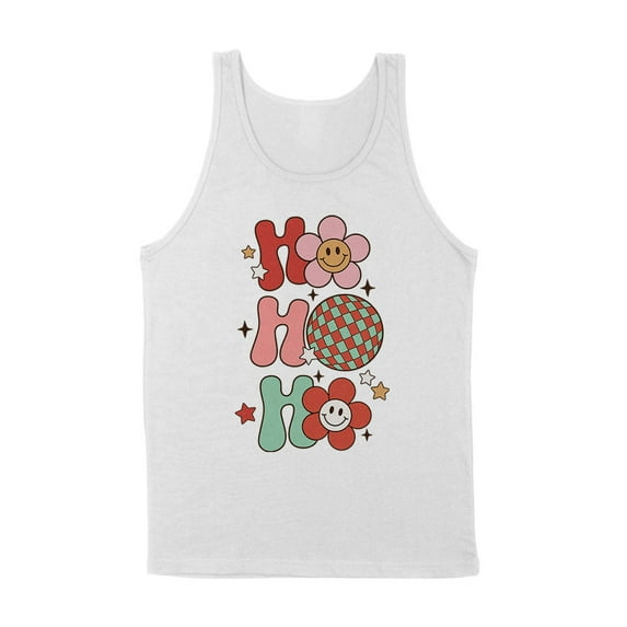 Daisy Ho Ho Ho Tank Top Unisex Small White