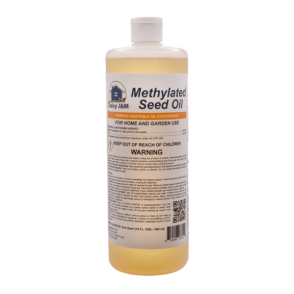Daisy J&M Methylated Seed Oil - Use Multiple Forms of Pesticides - 32 fl oz Bottle