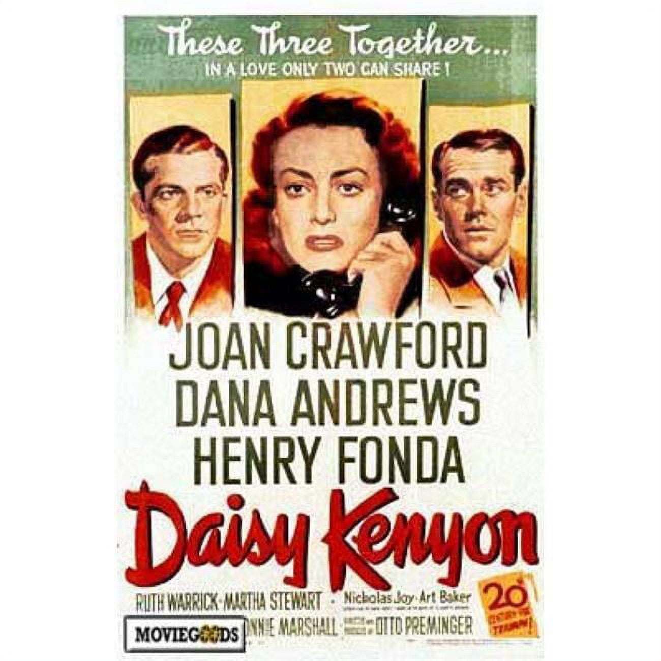 Daisy Kenyon Movie Poster 27 x 40 in.