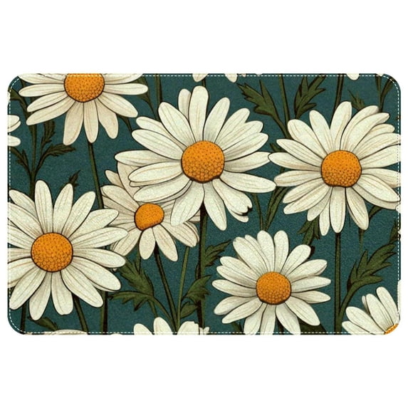 Daisy Kitchen Rugs Indoor Rug Door Mats - Polyester, Non-Slip, Machine Washable