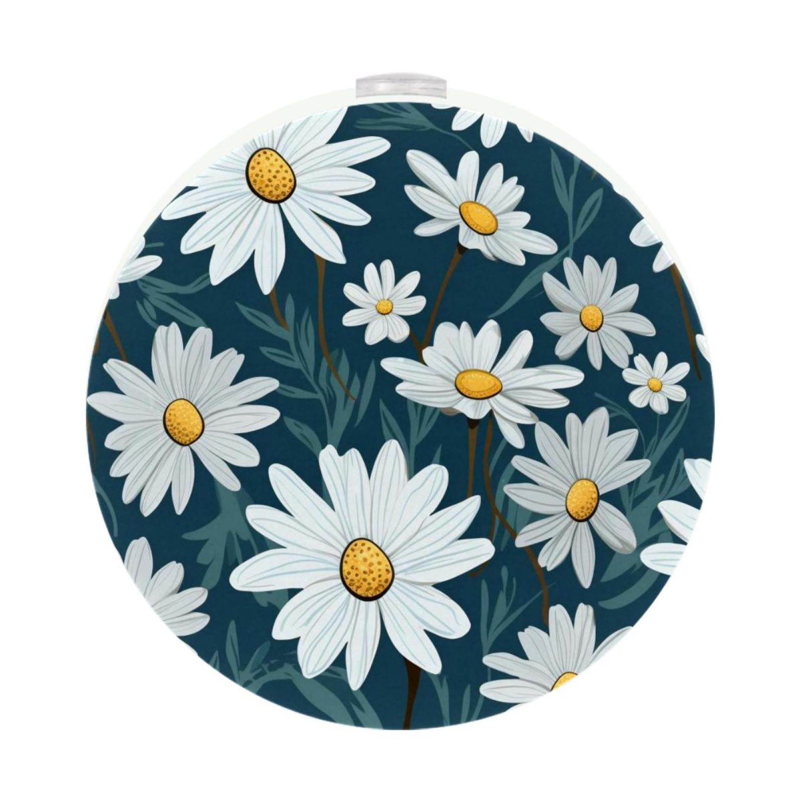 Daisy LED Round Night Light-2PCS - Plug-in Smart Sensor Nightlights ...