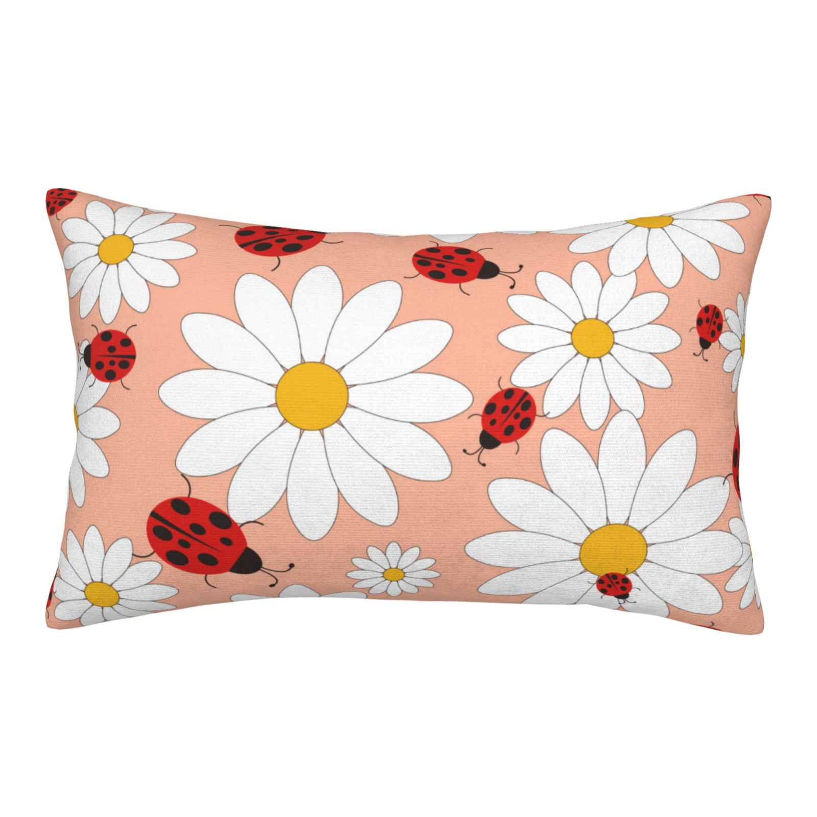 Daisy and Ladybug Queen Pillow Cases Microfiber Pillowcases 20x30