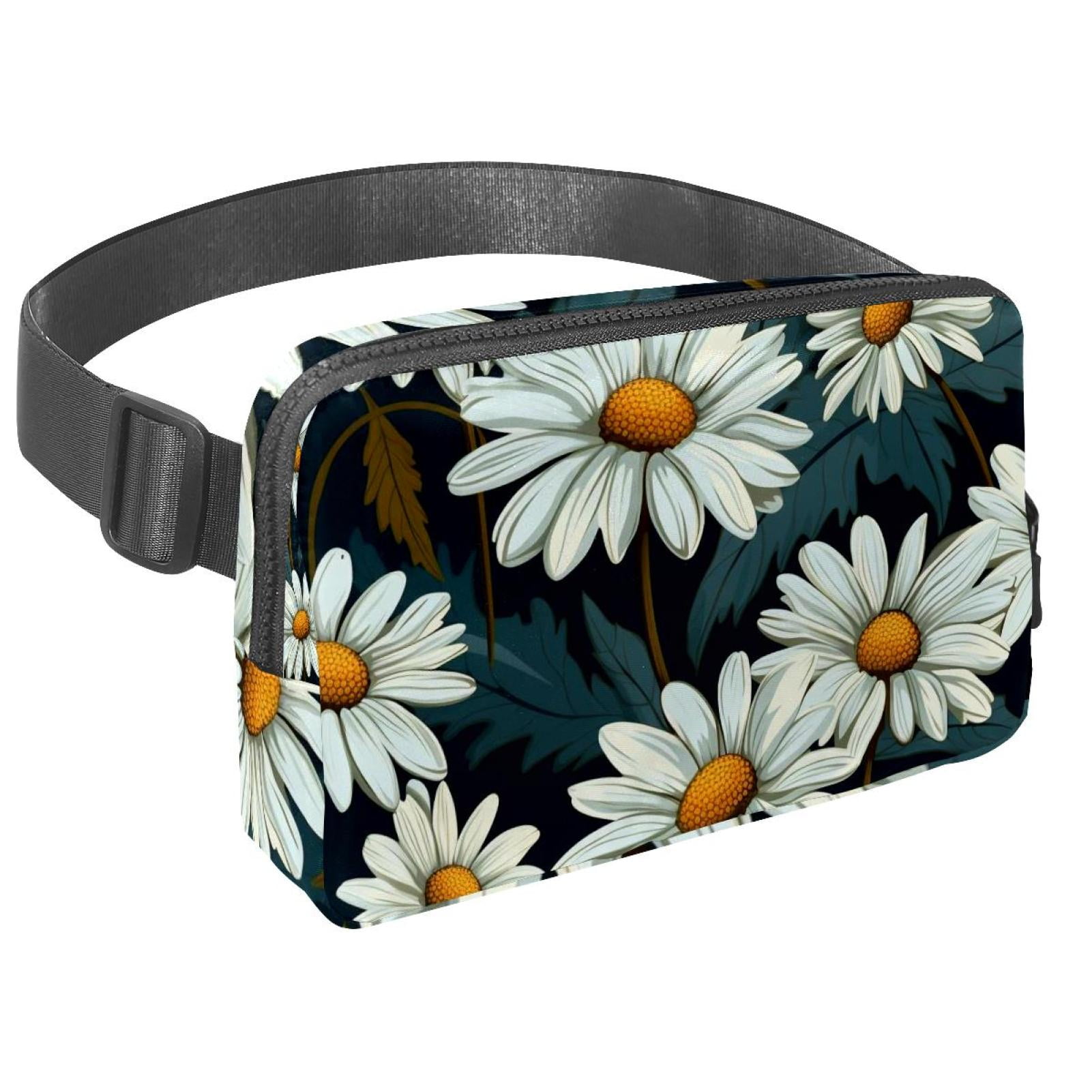 Daisy Lightweight Adjustable Waist Packs Crossbody Bag Fanny Pack with Extension Strap Unisex