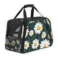 thumbnail image 1 of Daisy Luxury Cat Carrier Bag - Sherpa Lined Pet Travel Tote, 900D Oxford Cloth Fabric, Breathable Nylon Webbing - Portable Cat Accessories, 1 of 7