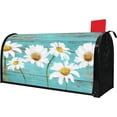 thumbnail image 1 of Daisy Mailbox Covers Magnetic Standard Size 21" X 18" Spring Summer Floral Welcome Mailbox Wraps Post Letter Box Cover for Garden Yard Home Decor Outdoor Decorations (Daisy 2, 21" x 18"), 1 of 6