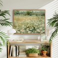 Spring Medoq Daisy Meadow Wall Art Print, Spring Wildflower Decor - Walmart.com