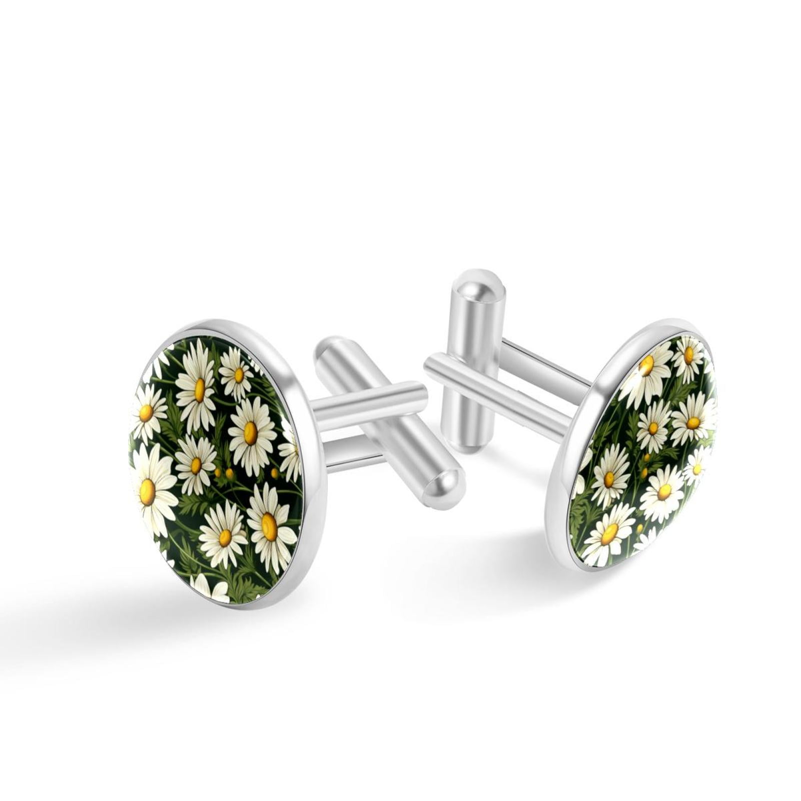 Salutto Men's Cufflinks And Studs Set - Black Agate Formal Jewelry With Gift Box, For French Cuff Shirts - View #7