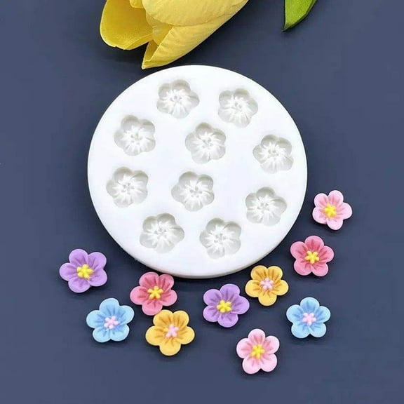 Daisy & Mold For Sugarcraft Casting Cupcake Baking Fondant Crafting Cake Decorating Plaster Crafting