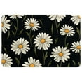 thumbnail image 1 of Daisy Non-Slip Polyester Chair Mat Floor Carpet Door Mat - Machine Washable, 1 of 1