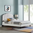 thumbnail image 1 of Daisy Performance Velvet King Platform Bed-MOD-7047, 1 of 8