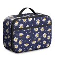 thumbnail image 1 of Daisy Pioneer Flower Blue Pattern Insulated Lunch Bag Teens,Bento School Lunch Bag for Teens for Work,Picnic or Travel 10.6x7.7x4.3 Inches,12 Can Capacity, 1 of 6