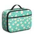 thumbnail image 1 of Daisy Pioneer Flower Green Pattern Insulated Lunch Bag Teens,Bento School Lunch Bag for Teens for Work,Picnic or Travel 10.6x7.7x4.3 Inches,12 Can Capacity, 1 of 6