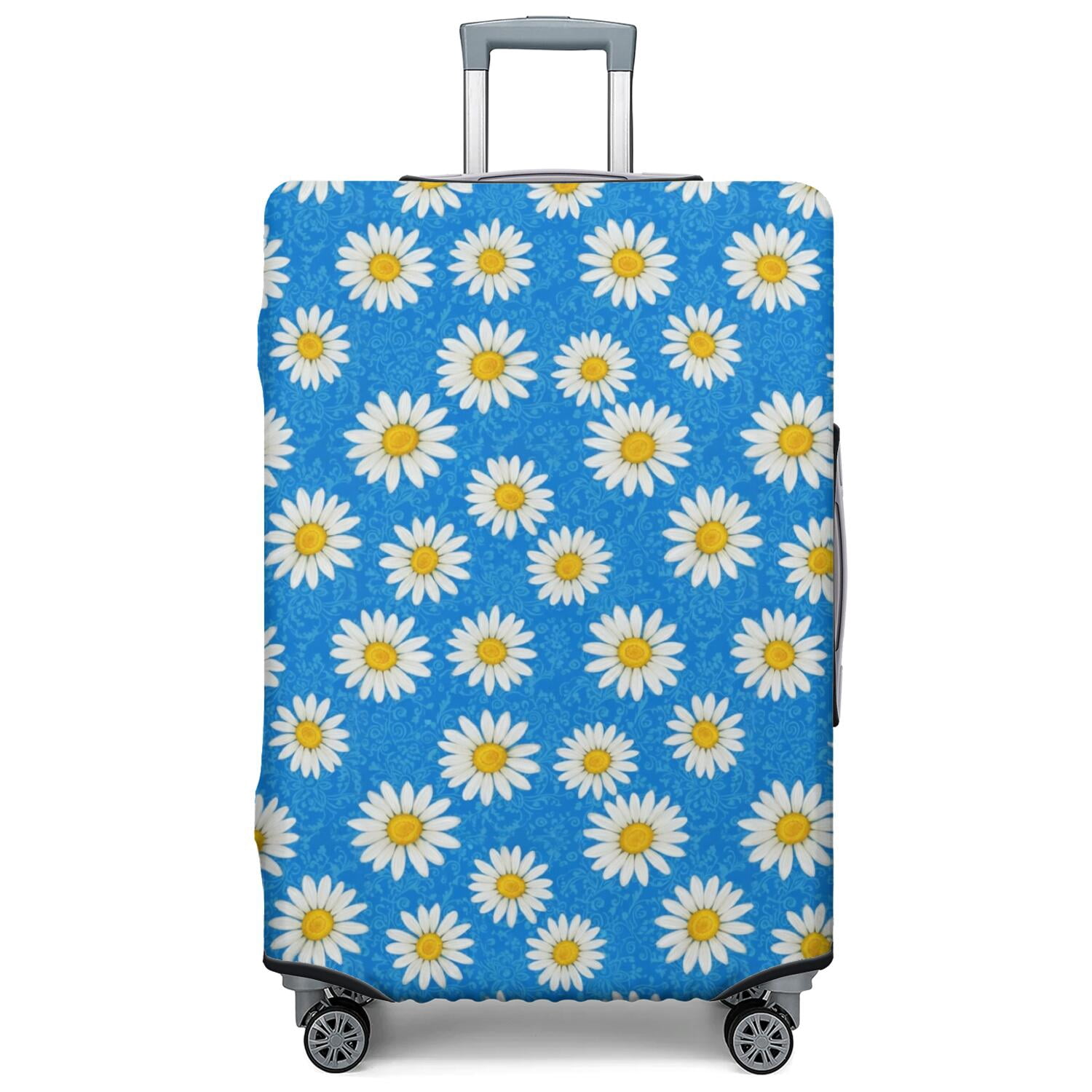 Daisy Pioneer Flower Luggage Cover,Stretch Suitcase Dust Cover with Top ...
