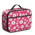 thumbnail image 1 of Daisy Pioneer Flower Pink Pattern Insulated Lunch Bag Teens,Bento School Lunch Bag for Teens for Work,Picnic or Travel 10.6x7.7x4.3 Inches,12 Can Capacity, 1 of 6