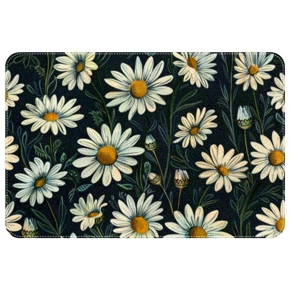 Daisy Polyester Indoor Mat Non-Slip Area Rug Chair Rugs Machine Washable