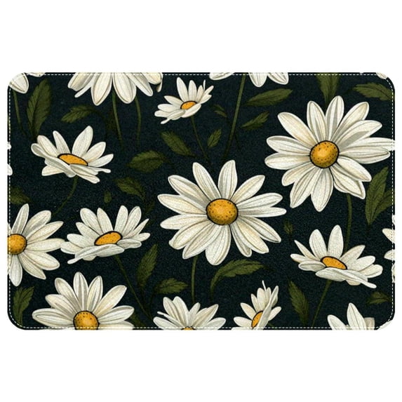 Daisy Polyester Non-Slip Machine Washable Door Rug Game Mat Kitchen Rug Office Rugs