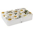 thumbnail image 1 of Daisy Portable PU Leather Necklace Organizer with Removable Compartment and Jewelry Boxes - Necklace Holder/Jewelry Box, 1 of 6