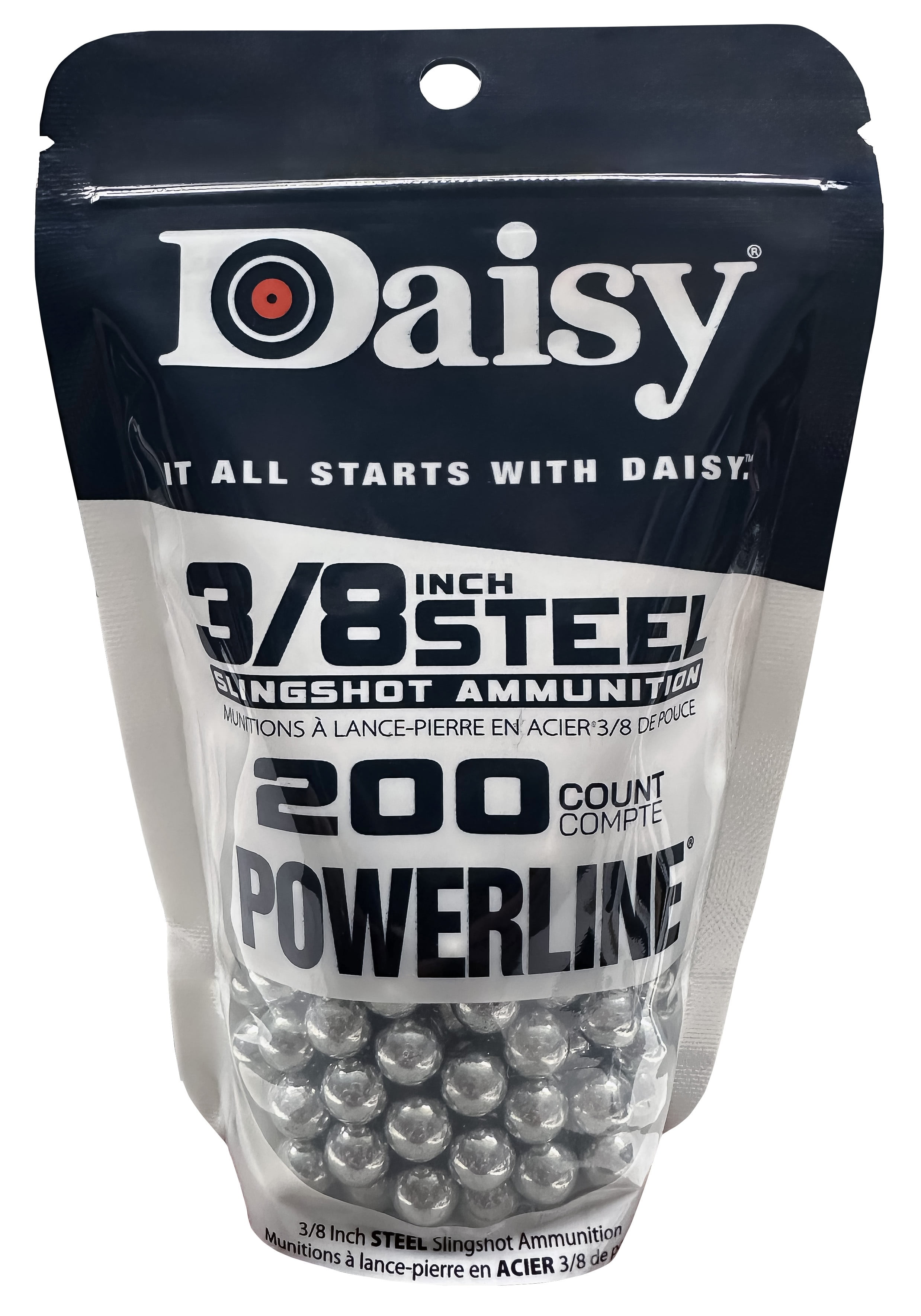 Daisy Powerline 3/8" Steel Sling Shot Ammo 200 Count