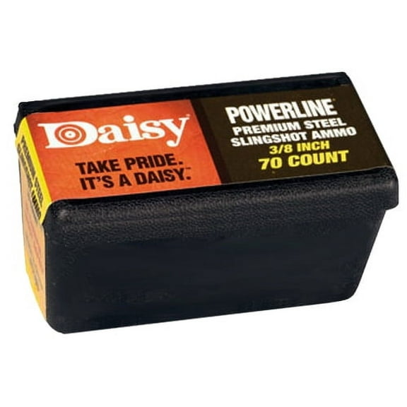 Daisy Powerline 3/8 inch Steel Slingshot Ammo. 70 Count.