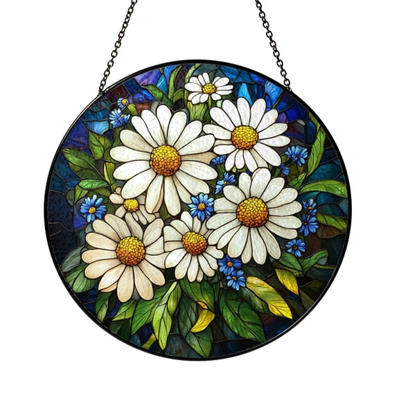 Daisy Pressed Flower Display Frame – Decorative Botanical Wall Art