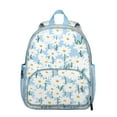 thumbnail image 1 of Daisy Print Ergonomic School Backpack - Waterproof Student Daypack with Spine-Friendly Design & Breathable Padded Straps (Floral, Vintage, Boho), 1 of 5