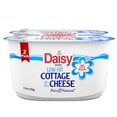 thumbnail image 1 of Daisy Pure and Natural Low Fat Cottage Cheese, 2% Milkfat, 2-Pack 5.3 oz Cups (Refrigerated) - 17g of Protein Per Serving, 1 of 12
