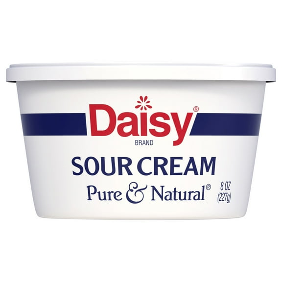 Daisy Pure and Natural Sour Cream, 8 oz Tub (Refrigerated)