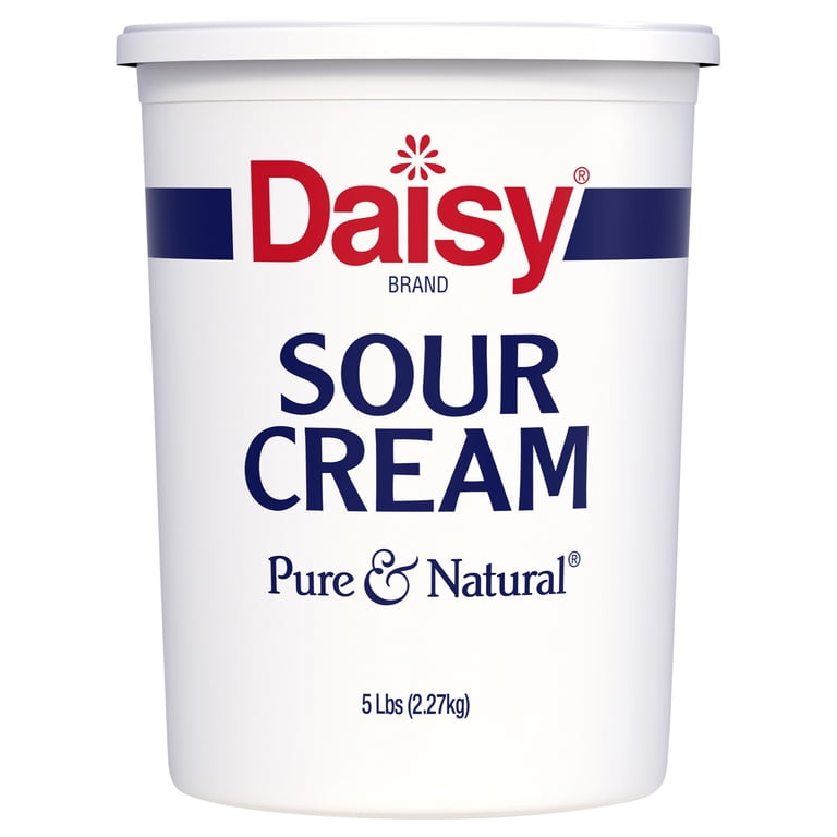 Daisy Pure and Natural Sour Cream, 80 oz (5lb) Tub (Refrigerated