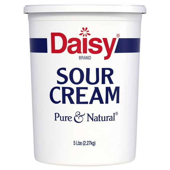 Daisy Pure and Natural Sour Cream, 80 oz (5lb) Tub (Refrigerated)