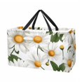 thumbnail image 1 of Daisy Reusable Foldable Oxford Cloth Storage Bins: Large Capacity Shopping Bags for Laundry and More, 1 of 7