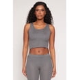 thumbnail image 1 of Women's Daisy Ribbed Knit Cropped Tank Top, 1 of 4