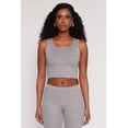 thumbnail image 1 of Women's Daisy Ribbed Knit Cropped Tank Top, 1 of 4