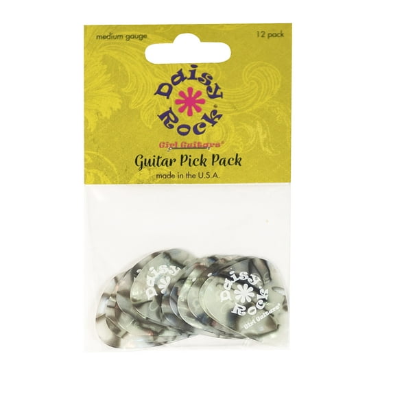 Daisy Rock Guitars DRP-1 Abalone Premium Guitar Picks - 12 Pack