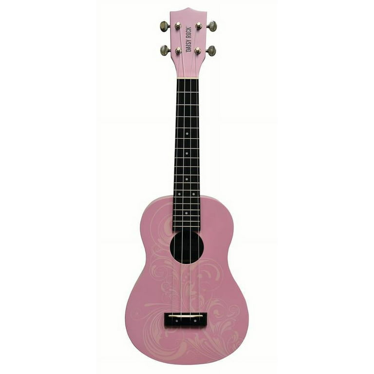Daisy Rock Guitars DRU-2 Pink Blossom Concert Ukulele - Walmart.com