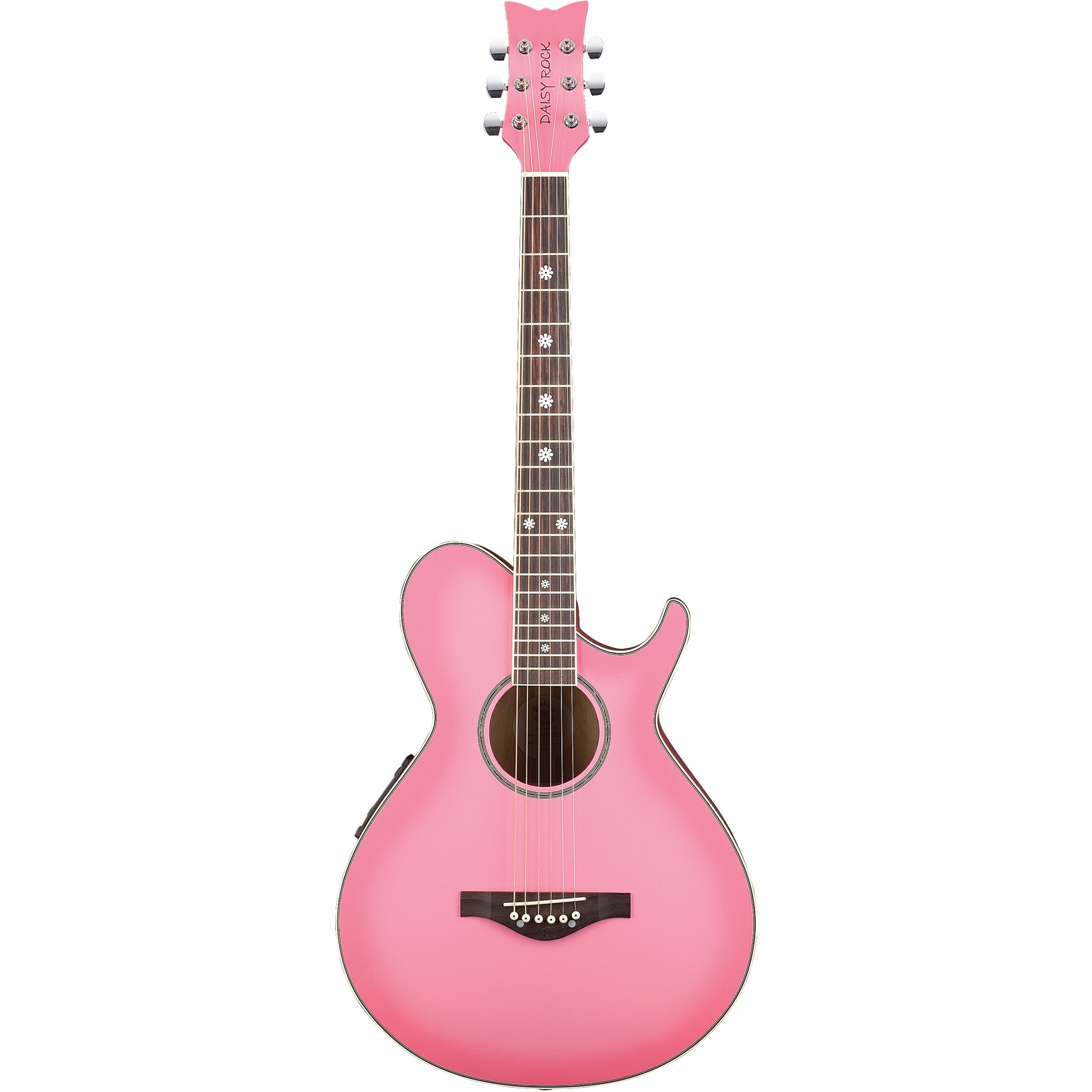 Daisy Rock Guitars Wildwood Artist Acoustic Electric Pink Burst