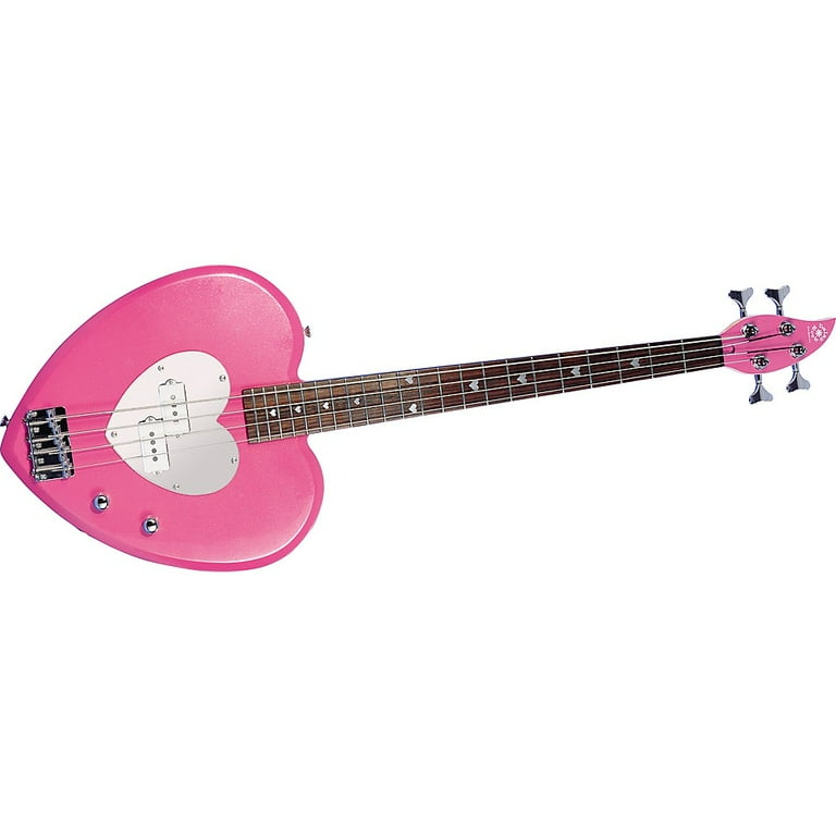 【C013】エレキギター　DAISY ROCK　ピンク　DCタイプ　 ダンカン Used Daisy Rock Rock Candy Pink Sparkle Electric Bass Guitar