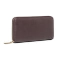 thumbnail image 1 of Daisy Rose Casual Cell Phone Wallet, Brown Check, 1 of 7