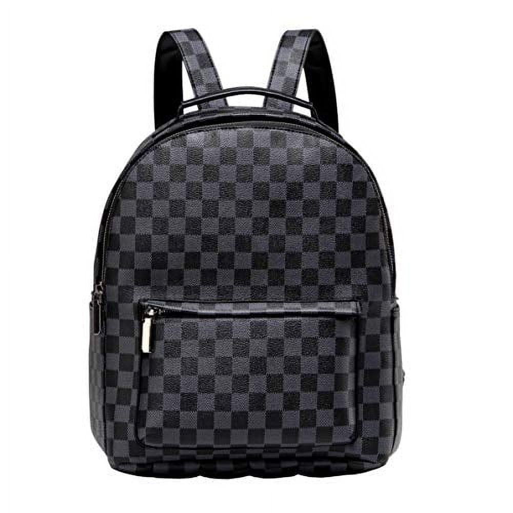 louis vuitton black checkered backpack the Campus backpacks compact size and sporty aesthetic effortlessly encapsulate chic city style Louis Vuitton Christopher Backpack Limited
